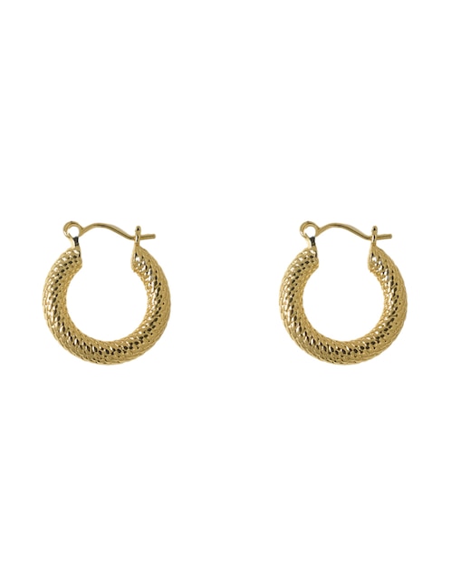 Arracadas chapa de oro 18 K 1