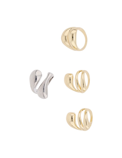 Set anillo Weekend liso
