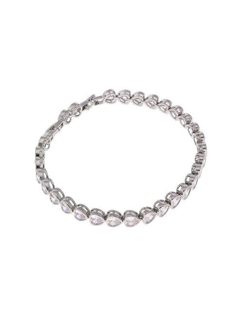Pulsera Girondela con circonita 18 K acabado chapa de oro