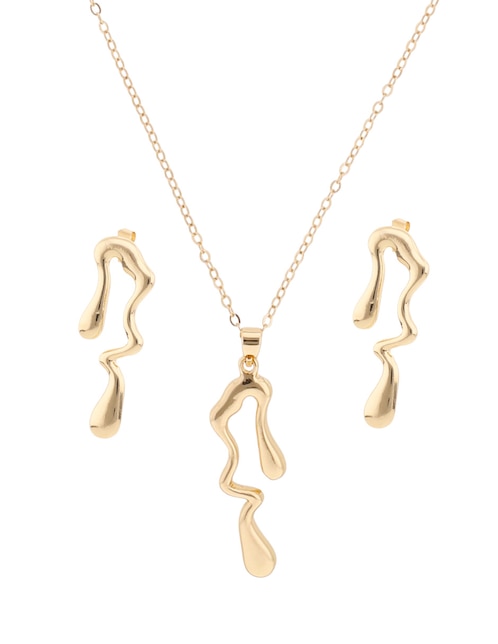 Aretes y collar Weekend