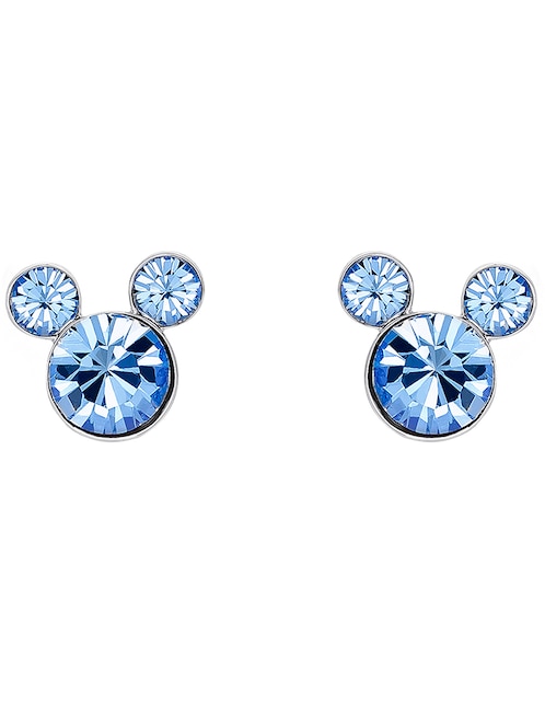 Aretes cortos Minnie Mouse Disney de plata P 925 con acabado brillante