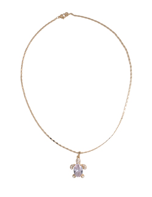 Set de collar y aretes 18 k zirconia
