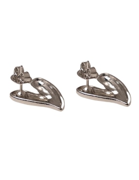 Aretes cortos de corazón Girondela