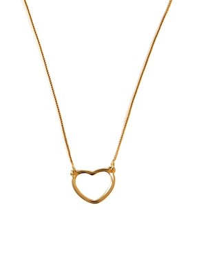 Collar De Corazón Girondela 18 K