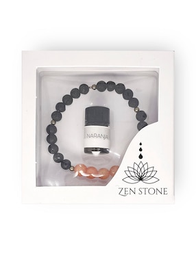 Pulsera difusora de Ágata Zenstone para aromaterapia