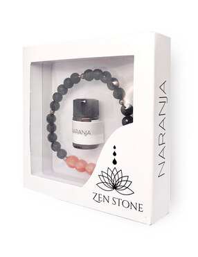 Pulsera difusora de Ágata Zenstone para aromaterapia