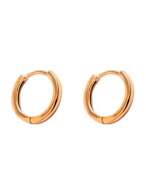 Set de aretes Girondela con acabado chapa de oro