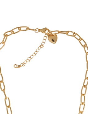 Collar y pulsera de eslabones Girondela 18 K