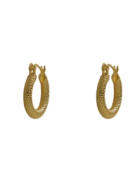 Arracadas Girondela chapa de oro 18 K