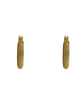 Arracadas Girondela chapa de oro 18 K