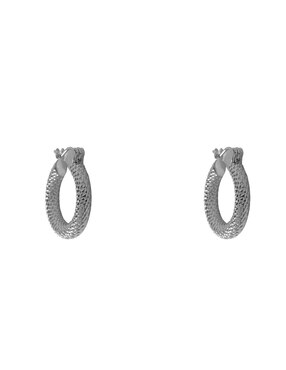 Arracadas redondas Girondela chapa de oro 18 k