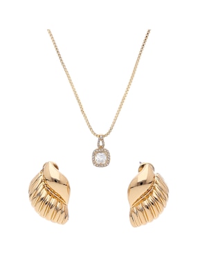 Aretes y collar Weekend