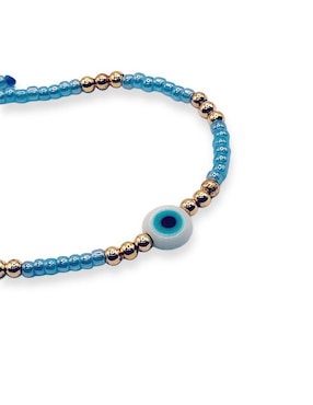 Pulsera Mashala 14 K con acabado chapa de oro
