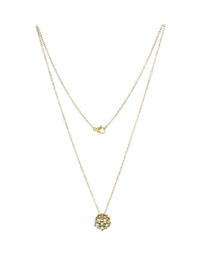 Collar de flor Nk Steel