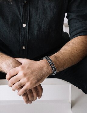 Pulsera Nk Steel con acabado pulido
