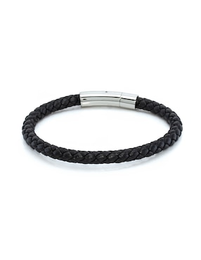 Pulsera Nk Steel de piel vegana con acabado mate