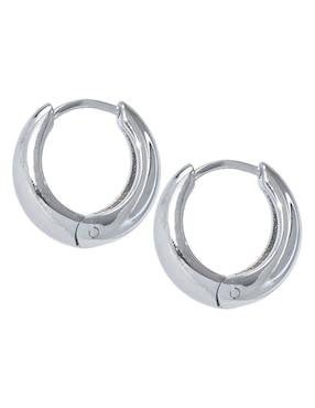 Arracadas Nk Steel con acabado pulido