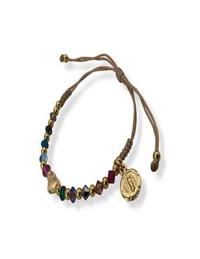 Pulsera Mashala con acabado baño de oro 14 k