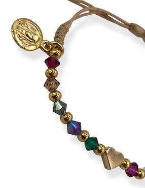 Pulsera Mashala con acabado baño de oro 14 k