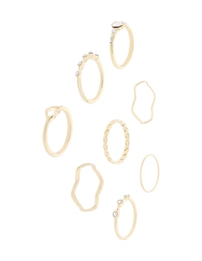 Set anillo Weekend brillante