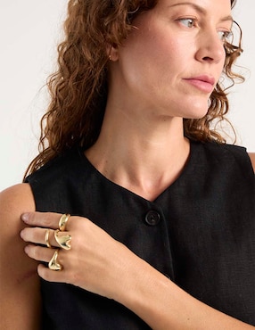 Set anillo Weekend liso