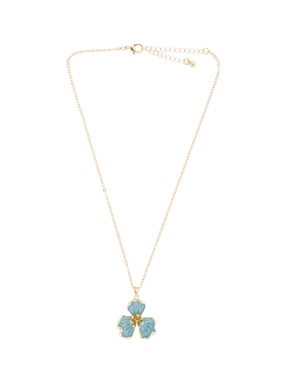 Aretes y collar de flor Weekend