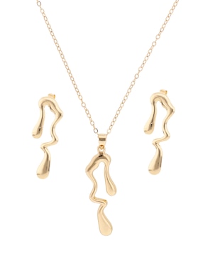 Aretes y collar Weekend