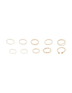Set anillo Weekend brillante