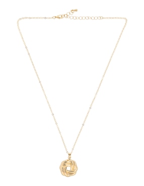 Aretes y collar de nudo Weekend
