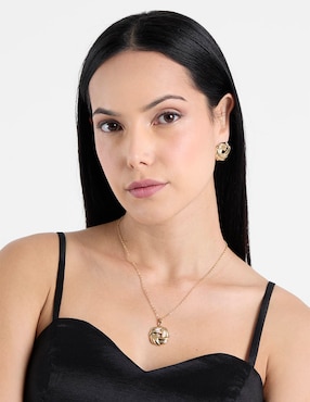 Aretes y collar de nudo Weekend
