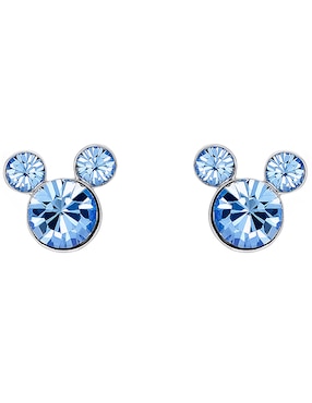 Aretes cortos Minnie Mouse Disney de plata P 925 con acabado brillante