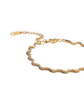 Pulsera Girondela acabado chapa de oro 18K