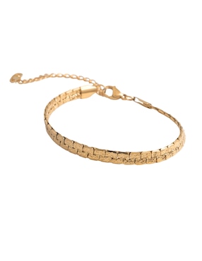 Pulsera Girondela 18 K acabado chapa de oro
