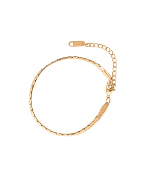 Pulsera Girondela 18 K acabado chapa de oro