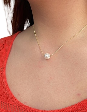 Collar Mashala con acabado baño de oro 14 K