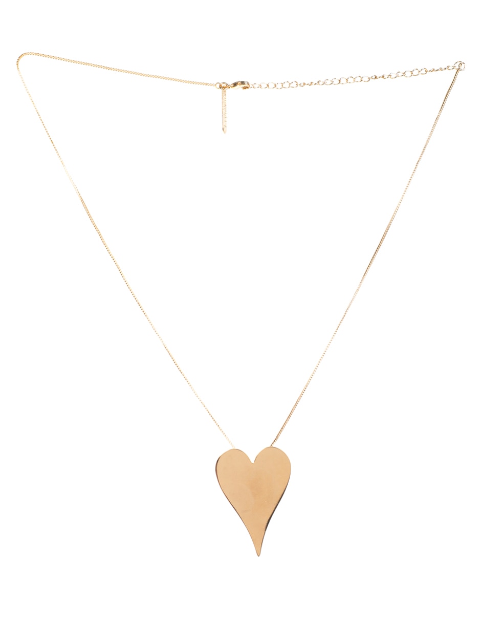 Collar de corazón 18 K 2