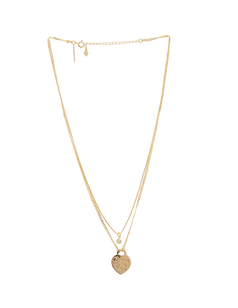Cadena de corazón 18 K 2