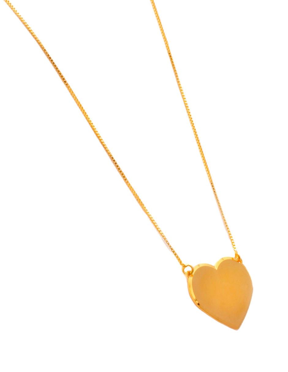 Collar de corazón 18 K 2