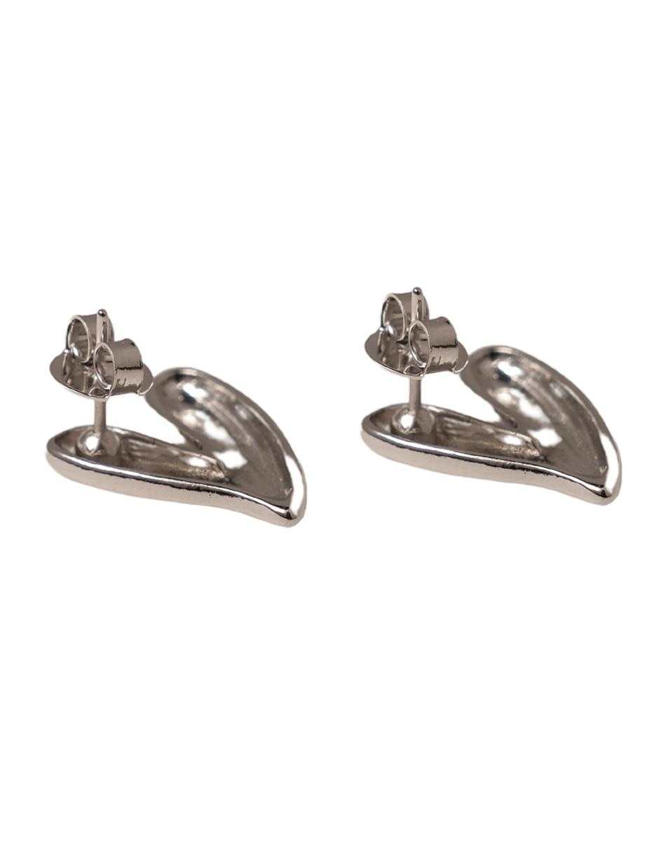 Aretes cortos de corazón 4