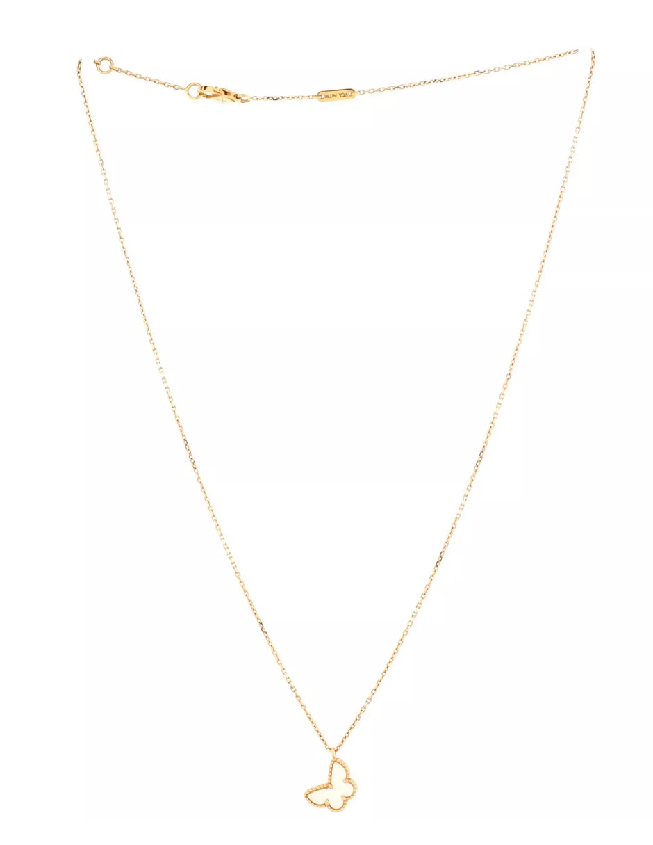 Collar de mariposa Dora 18 K 3