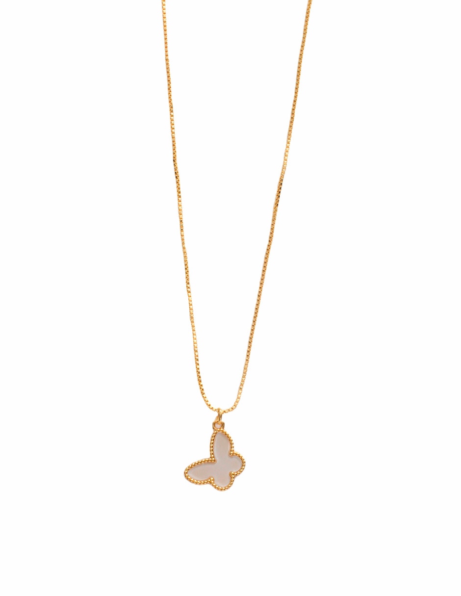 Collar de mariposa Dora 18 K 5