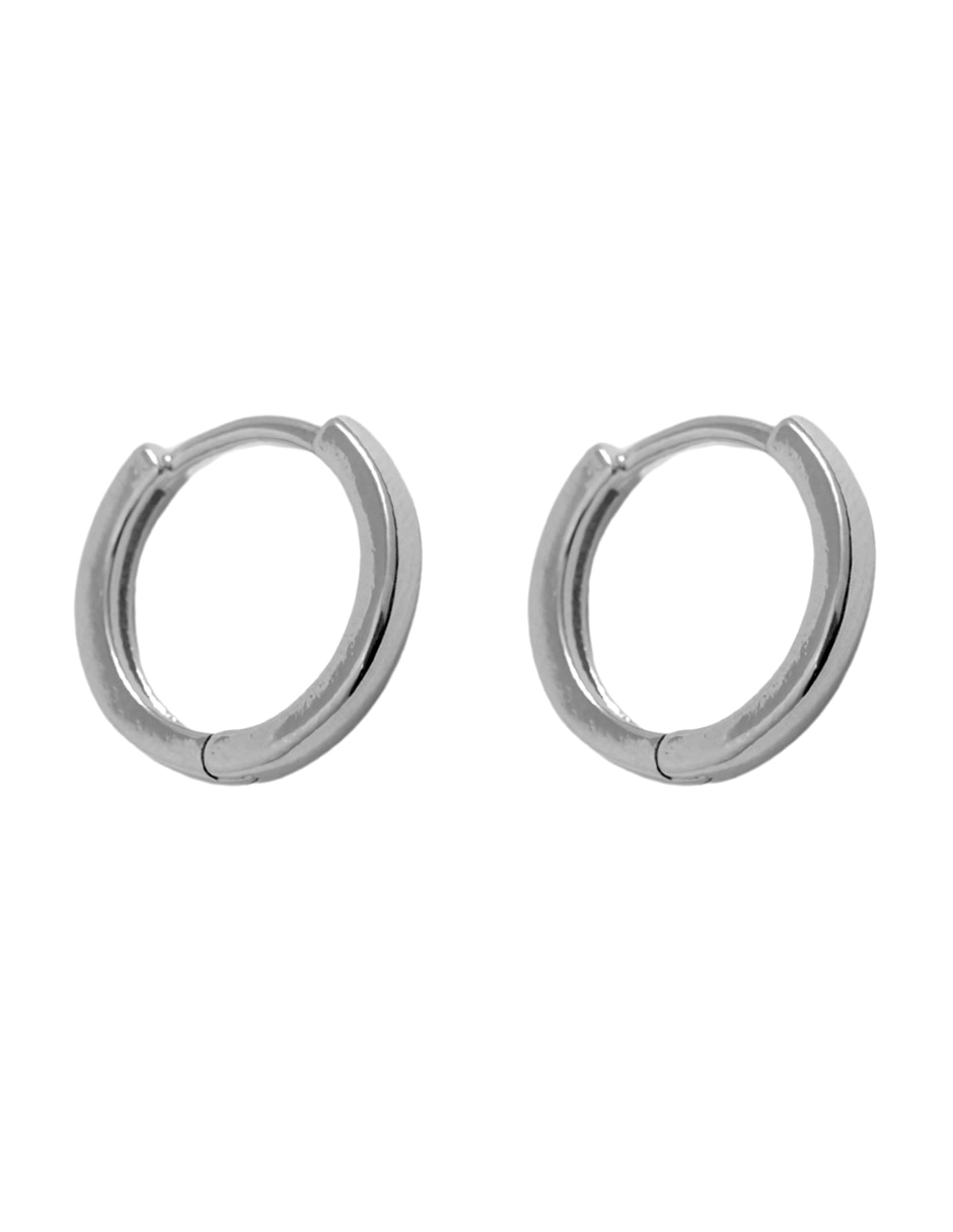 Set de aretes con acabado chapa de oro 2