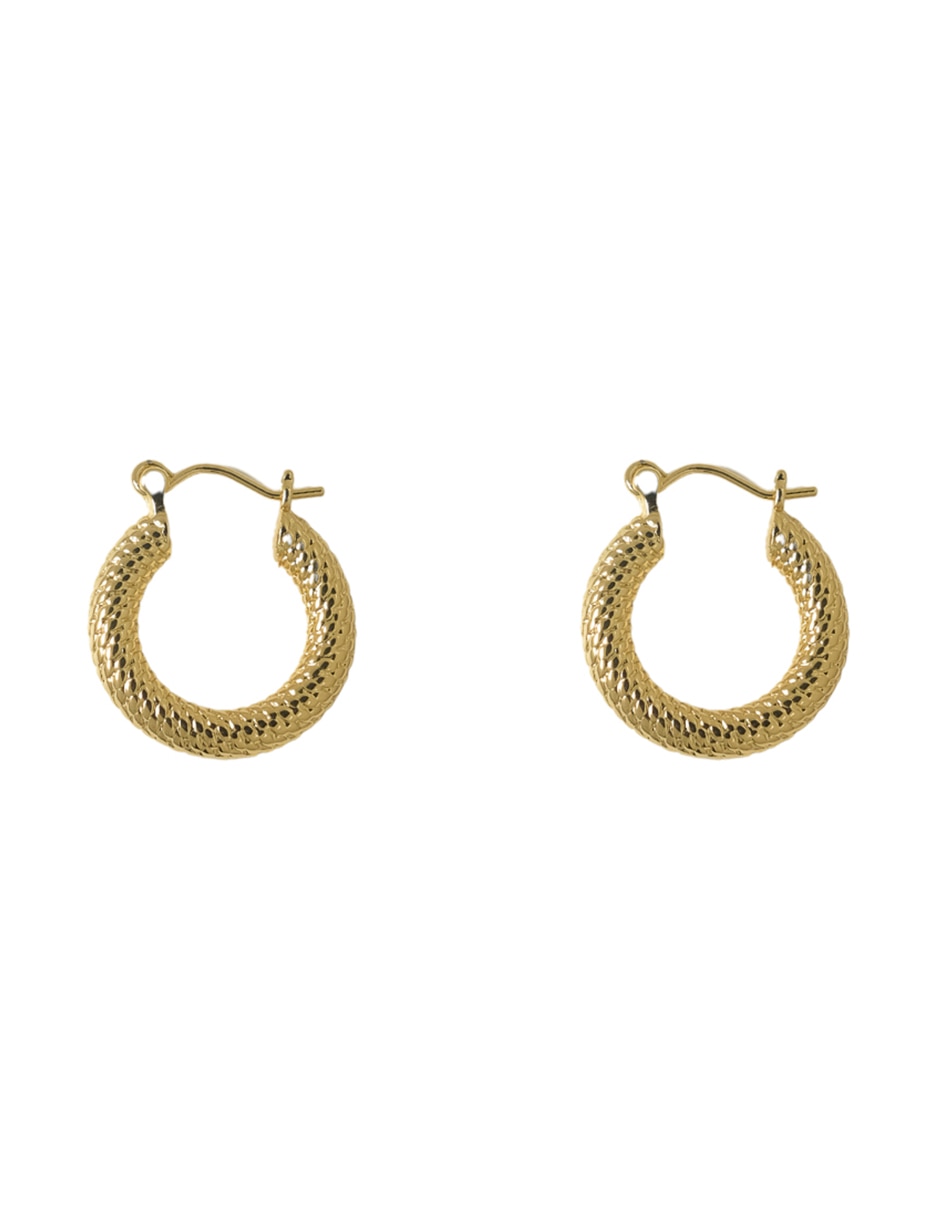 Arracadas chapa de oro 18 K Arracadas chapa de oro 18 K