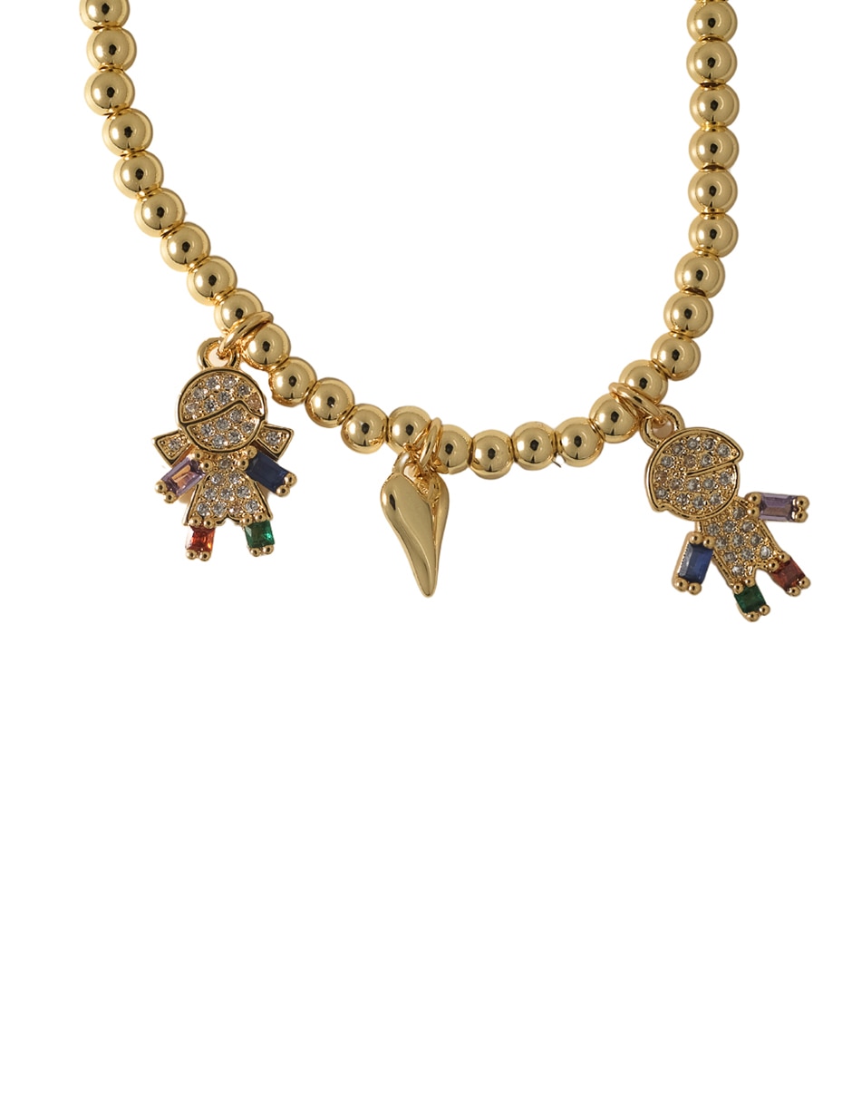 Pulsera 18 K con acabado chapa de oro 2
