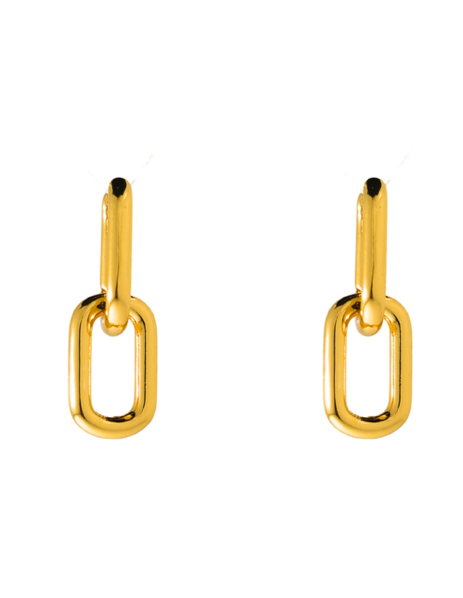 Arracadas con acabado chapa de oro 18 k