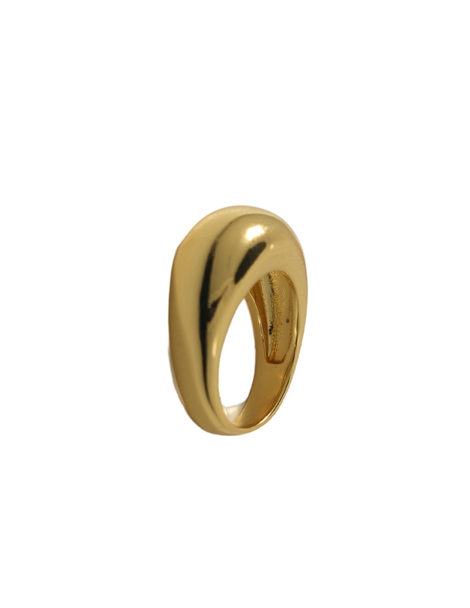 Anillo 18 k de oro brillante 2