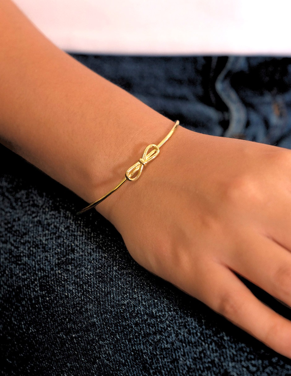 Pulsera 18 K con acabado baño de oro 3