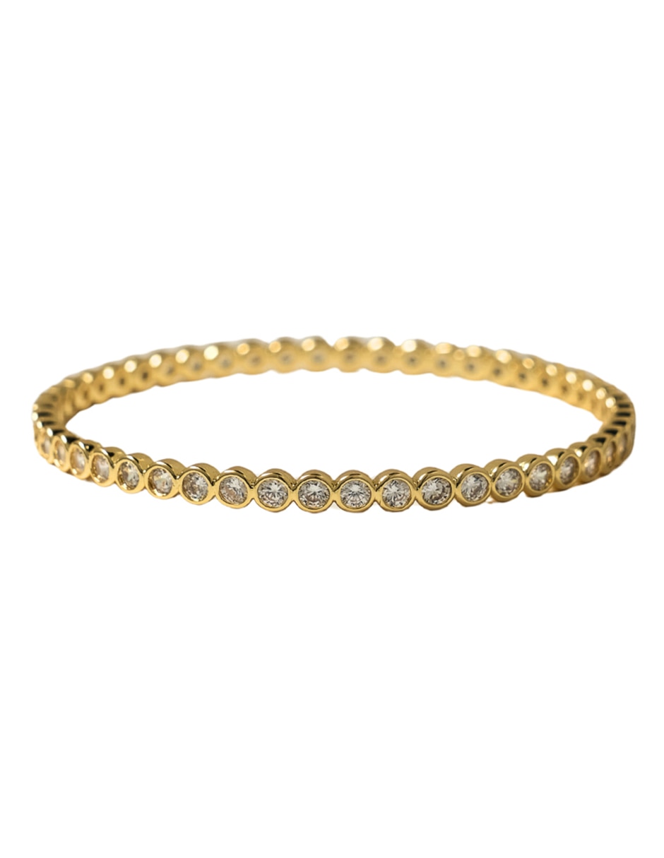 Brazalete 18 k con acabado chapa de oro 1