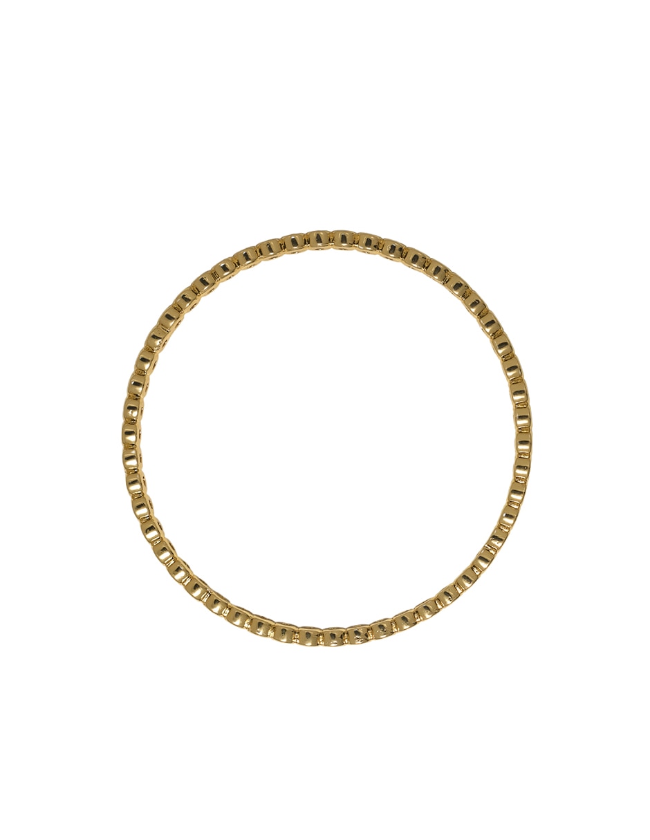Brazalete 18 k con acabado chapa de oro 2