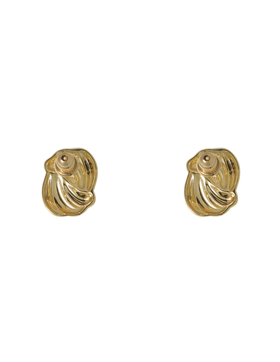 Broqueles de nudo chapa de oro 18 K 3